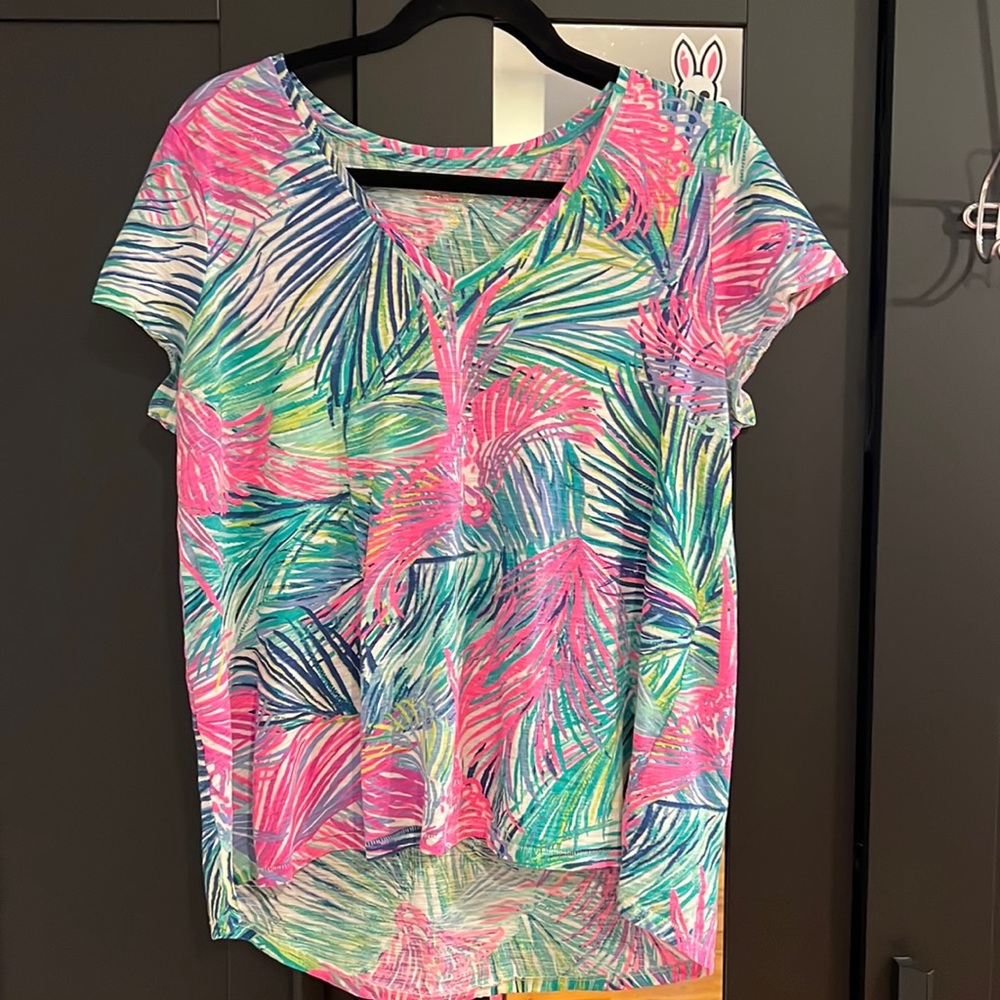 Etta top Lilly Pulitzer perfect print placement